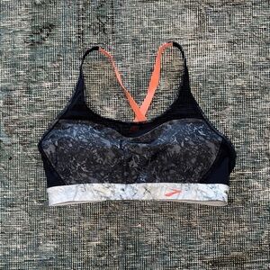 Brooks Women's Black and Gray Sports Bra